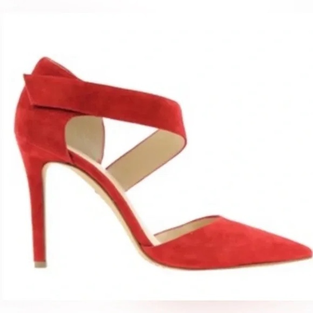 Vince Camuto Carlotte Suede Heel - Ruby Red
